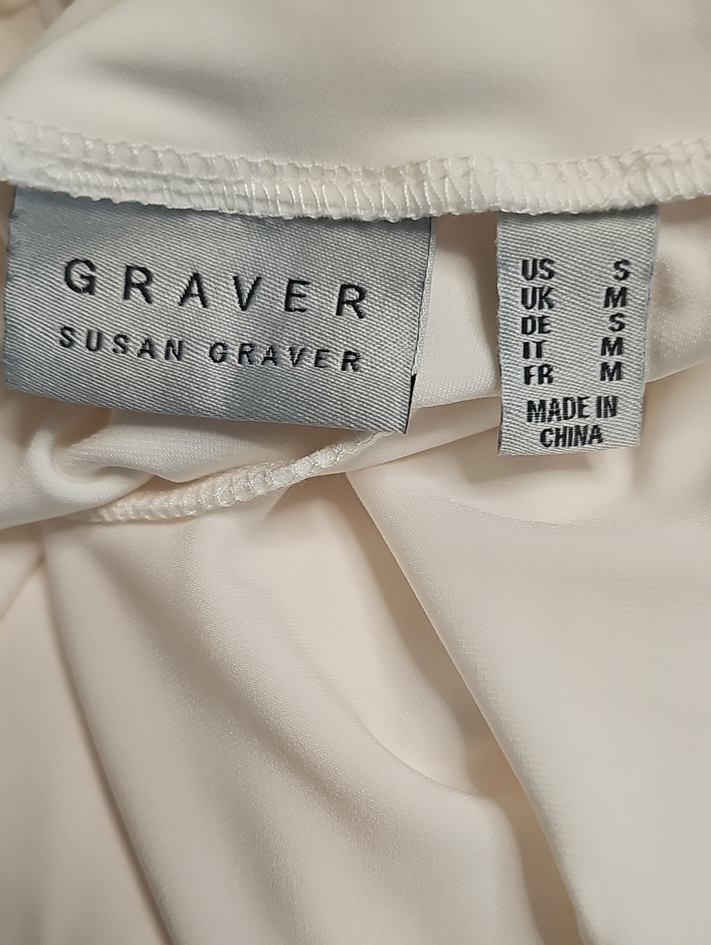 Susan Graver Ivory Long Sleeve Mock Turtleneck Top - Picture 4 of 5
